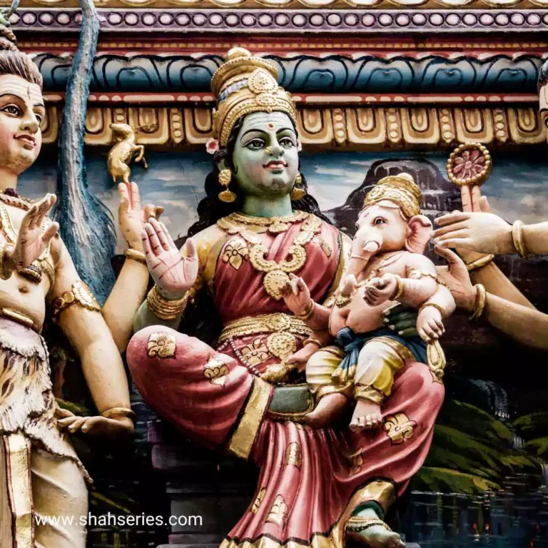 The photo is a Lord Shiva and Parvati sitting together.